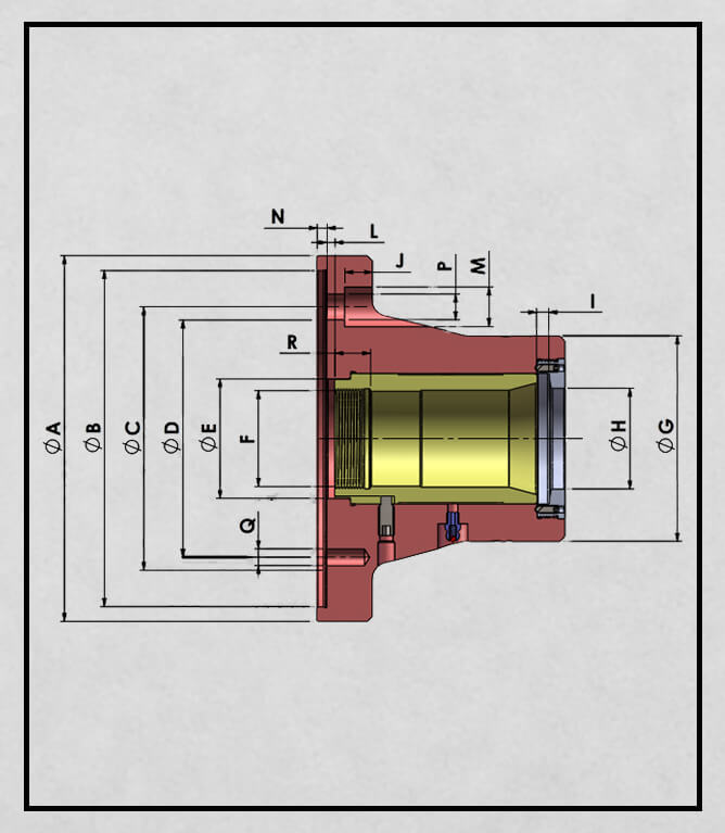 desenho técnico da castanha